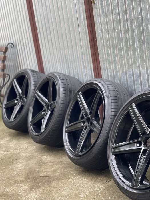 Чорні диски R19 різноширокі 5×112 AUDI VOLKSWAGEN SKODA MERCEDES-BENZ