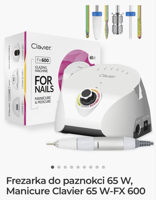 Frezarka do paznokci 65W Manicure Clavier 65W-FX 600