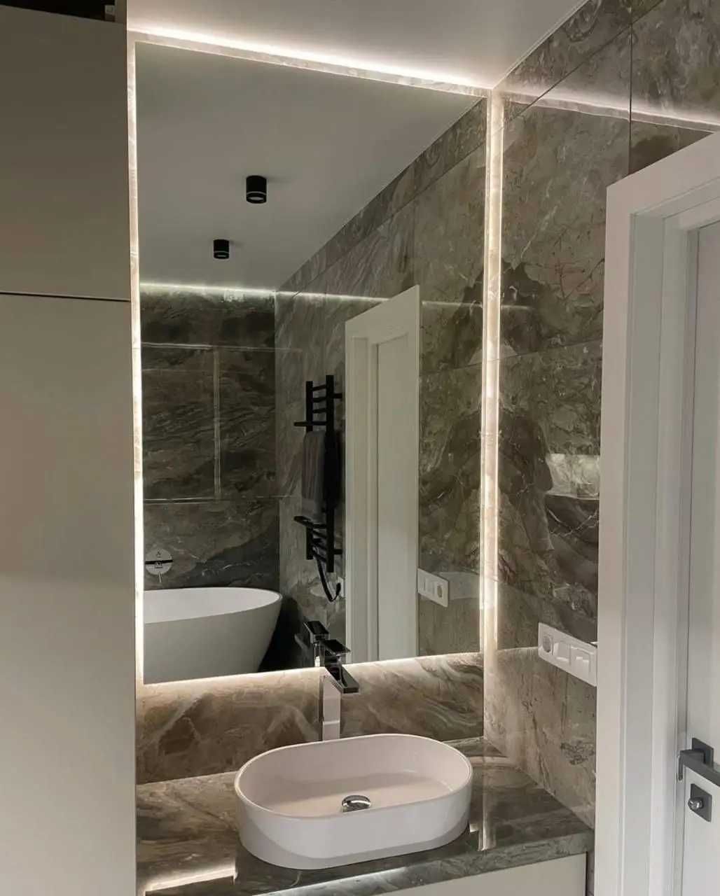‼️ Зеркало прямоугольное с фоновой подсветкой для ванной. Производство