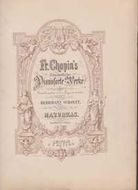 Nuty Fryderyk Chopin wydawnictwo Hermann Scholtz 9 teczek