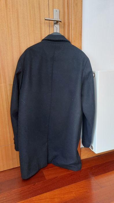 Sobretudo Tanara Azul Marinho