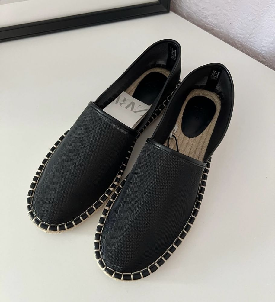 Эспадрильи еспадрільі ZARA макасины кеды балетки