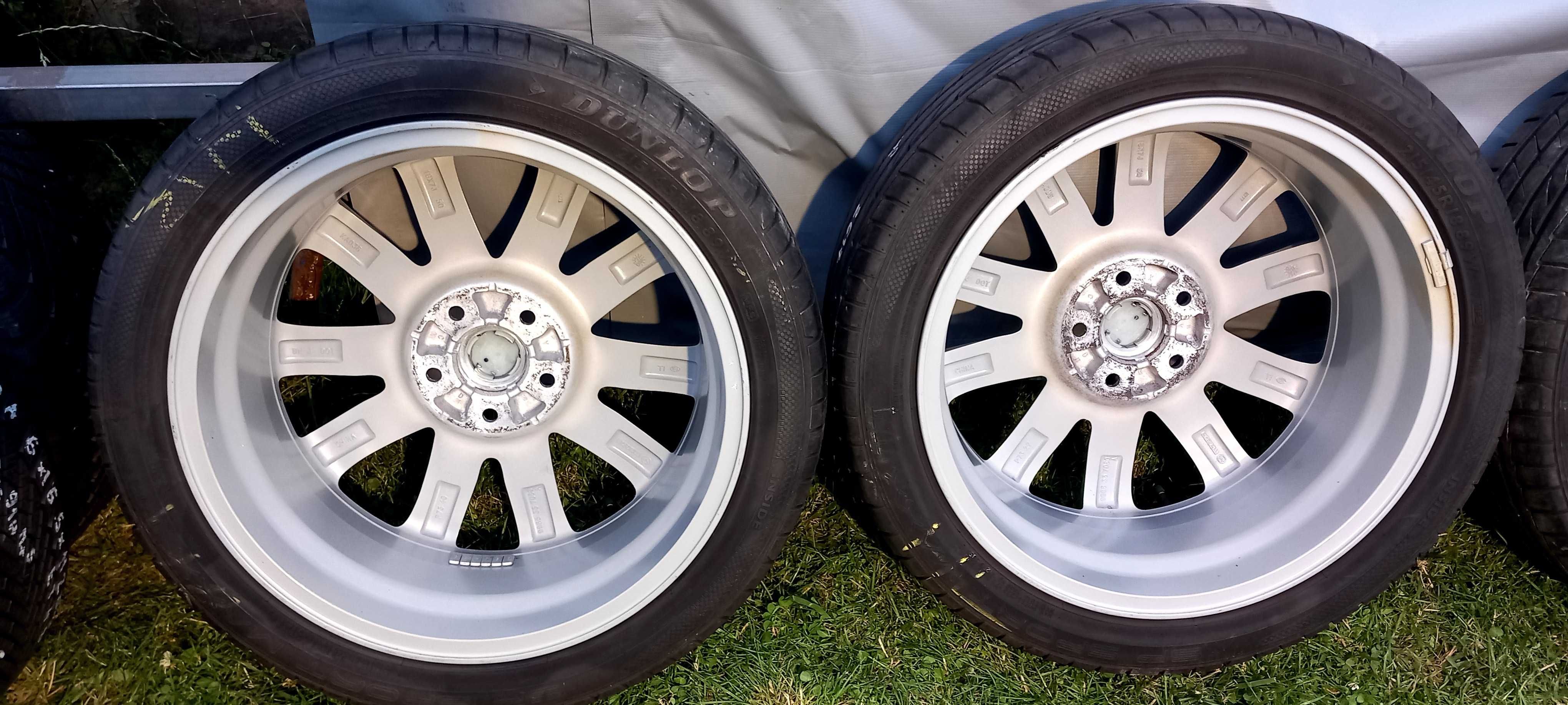 Koła oryginał MAZDA 3/5  7Jx18, 5x114.3, 67.1mm, ET50+DUNLOP 215/45R18