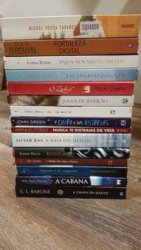 Livros diversos de diversos escritores