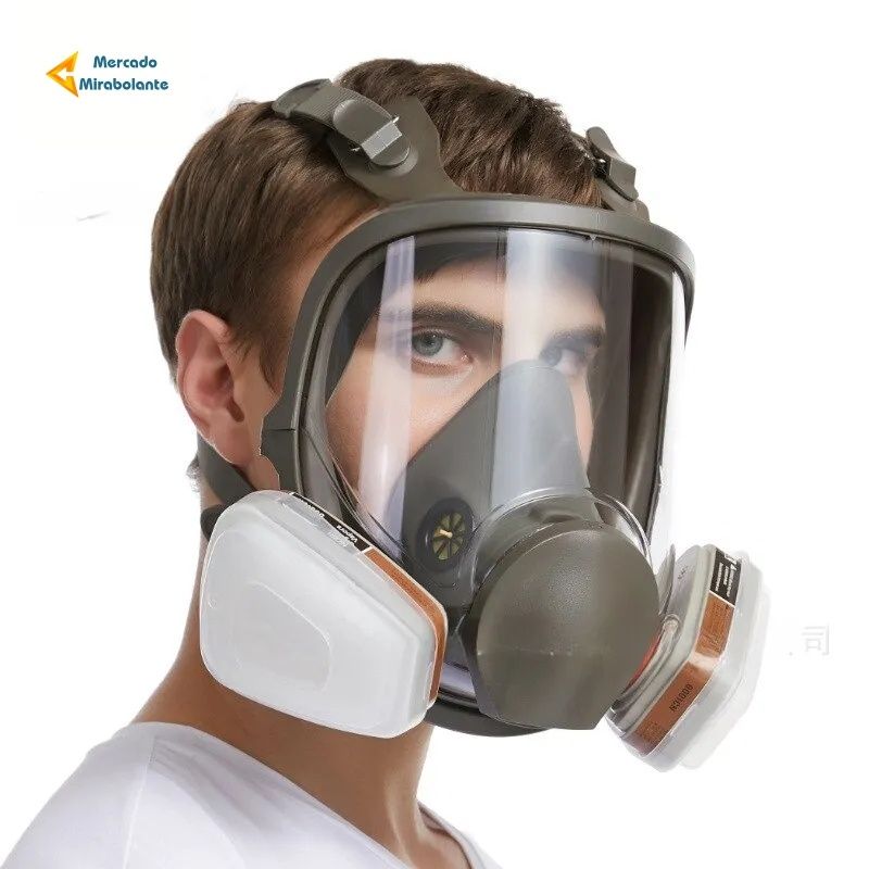 Máscara de protecção de gás industrial