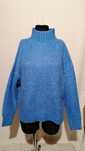 L/81 Ciepły błękitny sweter damski Collection Debenhams  r. 42