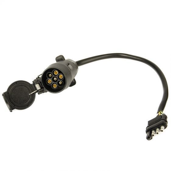 Американский переходник адаптер для розетки фаркопа прицеп 7pin, 4pin