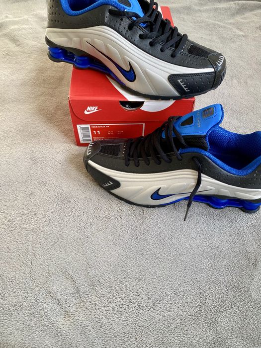 Nike Shox R4 Prata-Azul