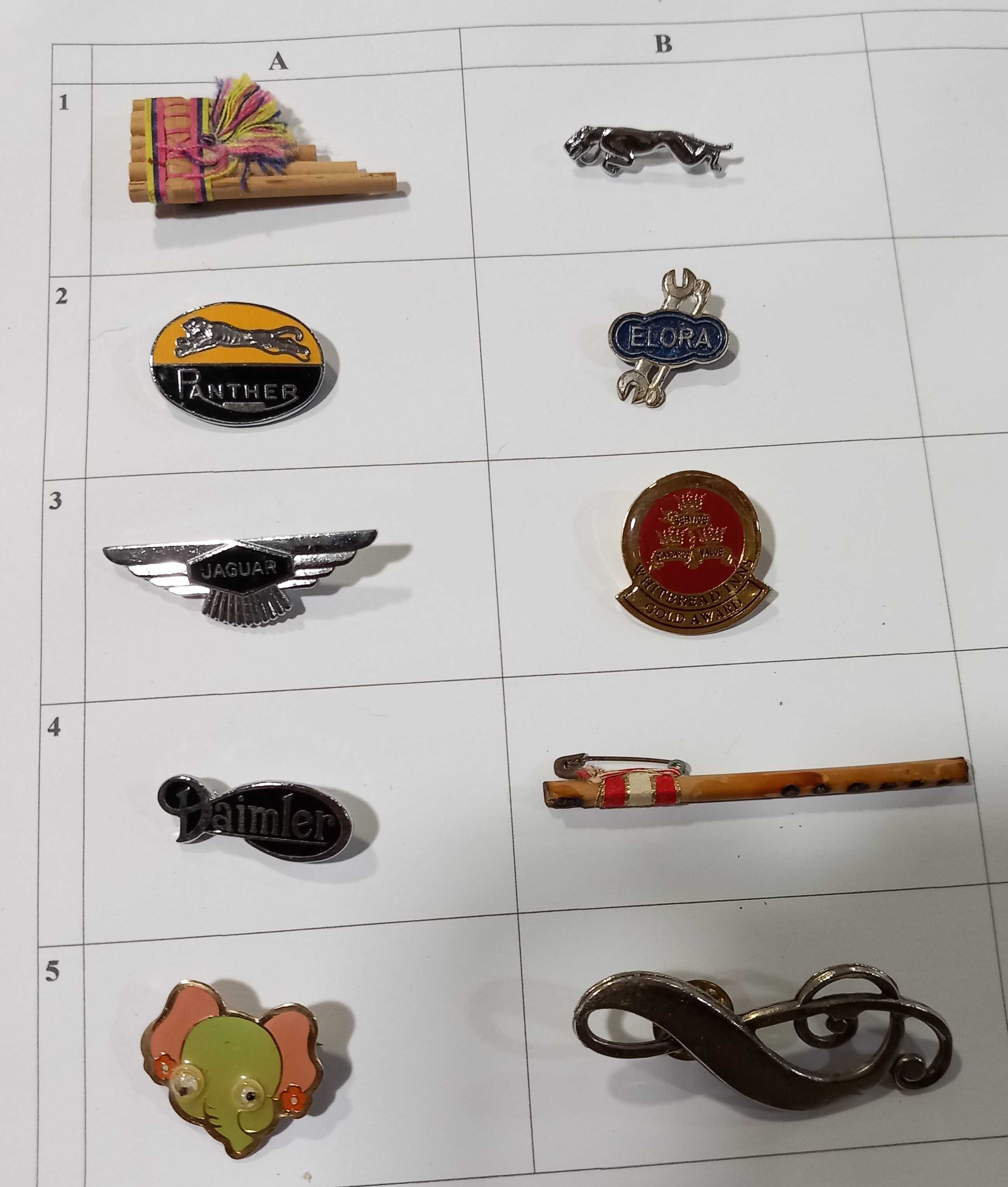 Pins de coleção anos 80 e 90