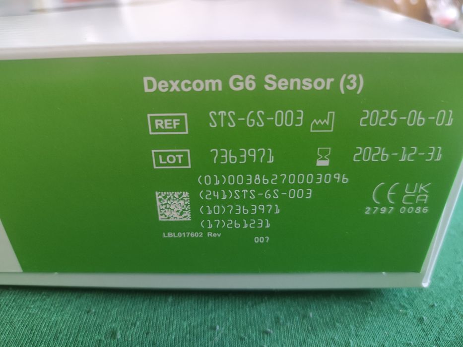 Sensory dexcom G6