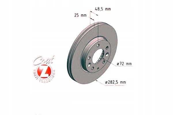 Zimmermann komplet 370.3074.20 Tarcza hamulcowa Mazda 6