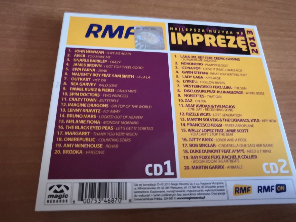 RMF FM Muzyka na imprezę 2013 2cd