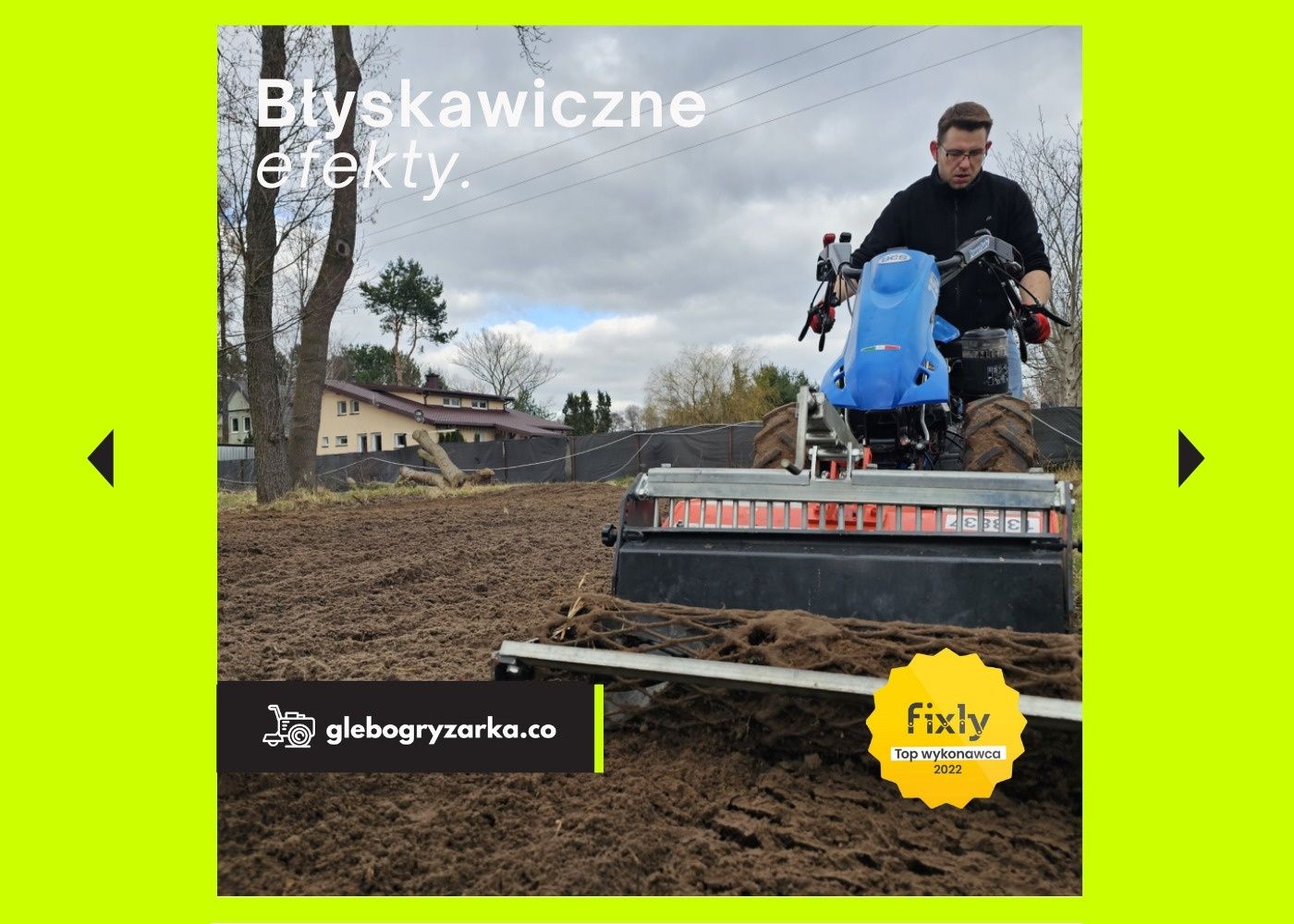 Glebogryzarka separacyjna usługi. Warszawa