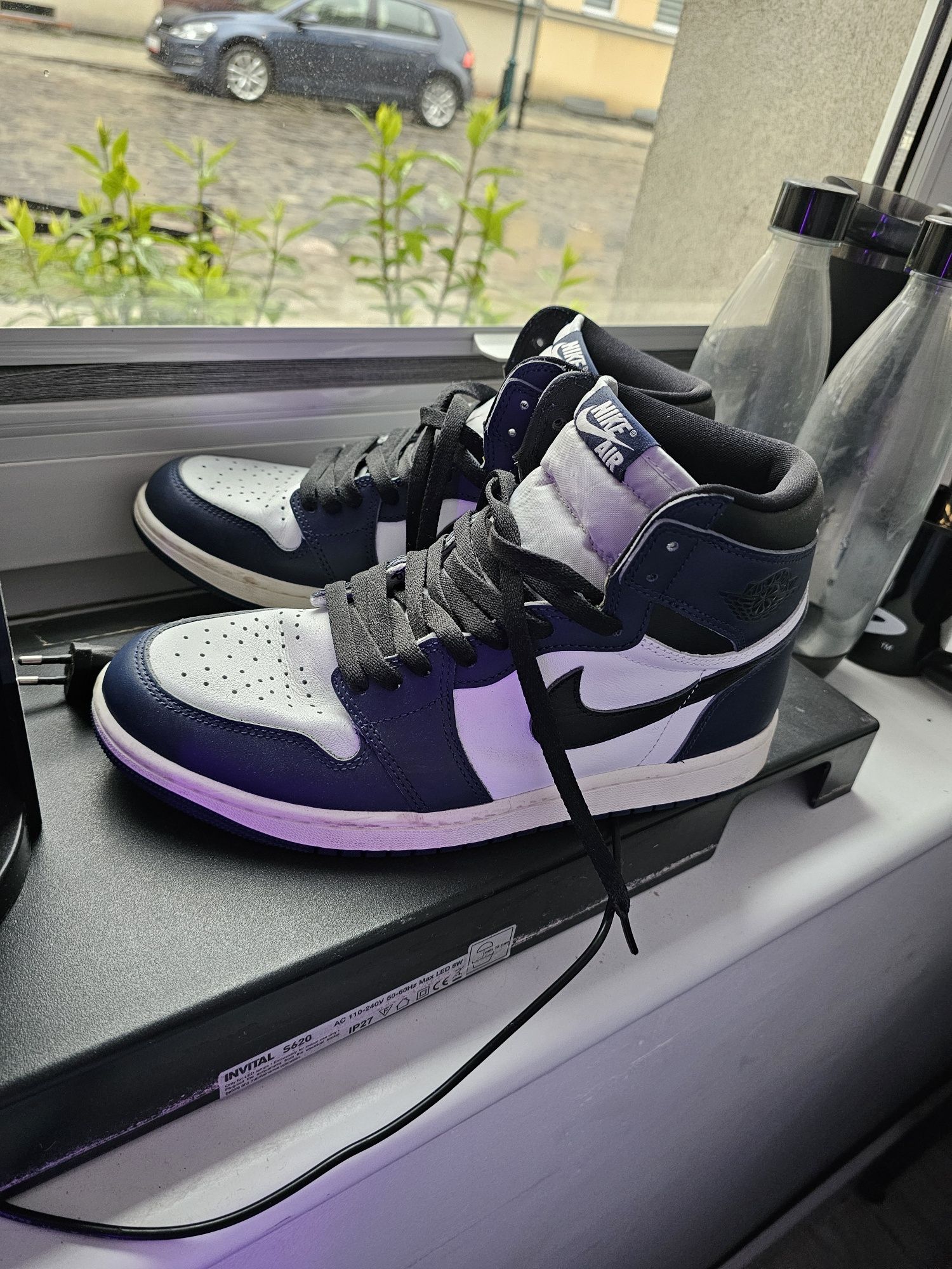 JORDAN 1 retro hlgh og "MIDNIGHT NAVY" roz 43
