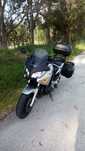 Honda CBF 600 SA com malas laterais e top case Givi