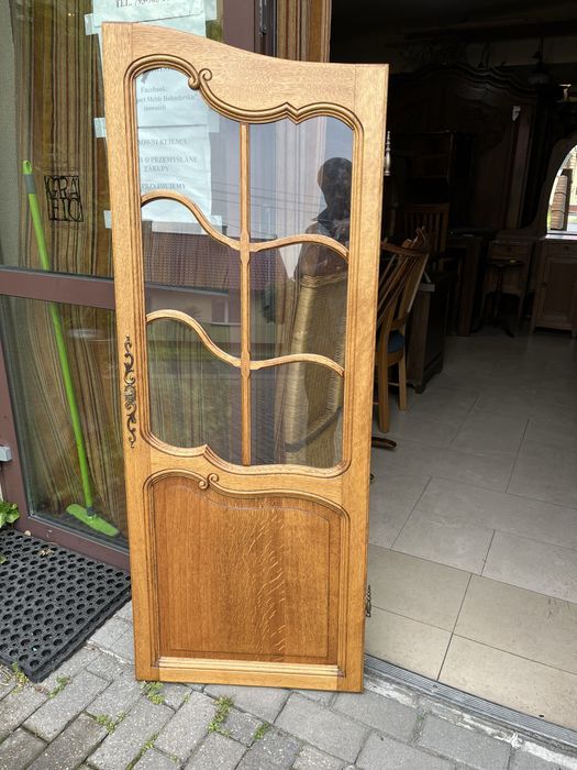 Witryna witrynka serwantka drewniana drewno Chippendale FV DOWÓZ