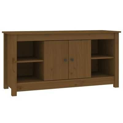 vidaXL Szafka pod TV, miodowy brąz, 103x36,5x52 cm, drewno sosnowe