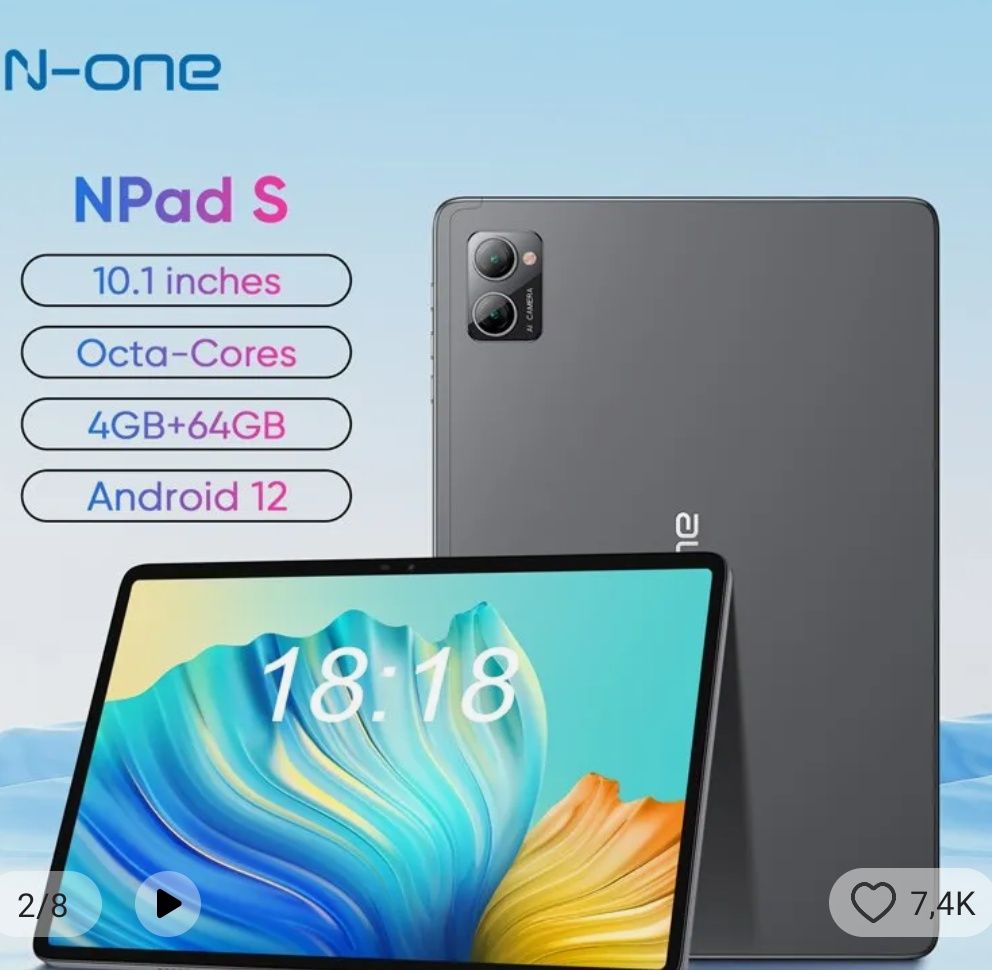 Планшет N-one NPad s 4/64bat6600mAh