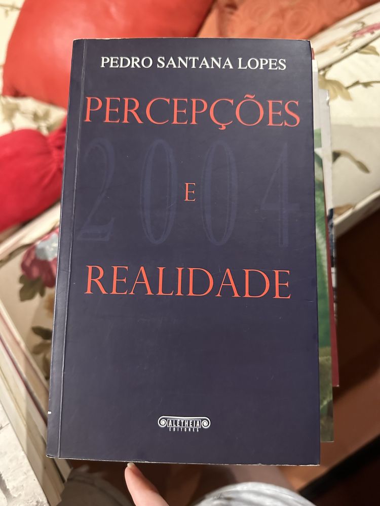 Livro Pedro Santana Lopes - PERCEPÇÕES E REALIDADE 2004
