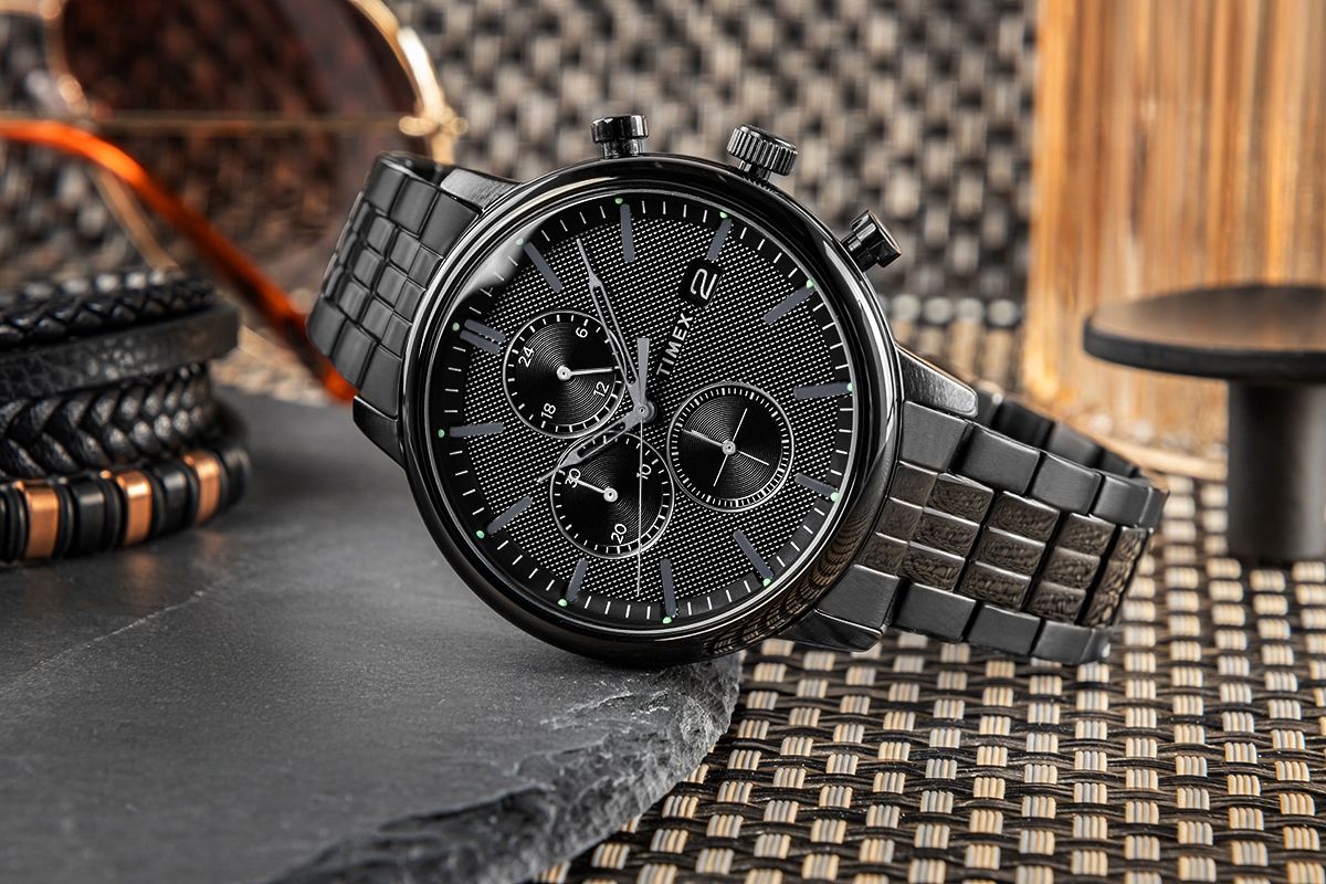 zegarek męski timex trend chicago chrono tw2w13400 + box