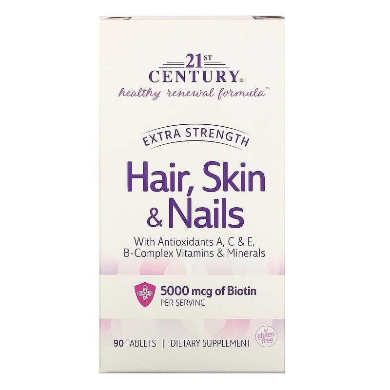 21st Century комплекс для волосся шкіри і нігтів, hair skin nails США