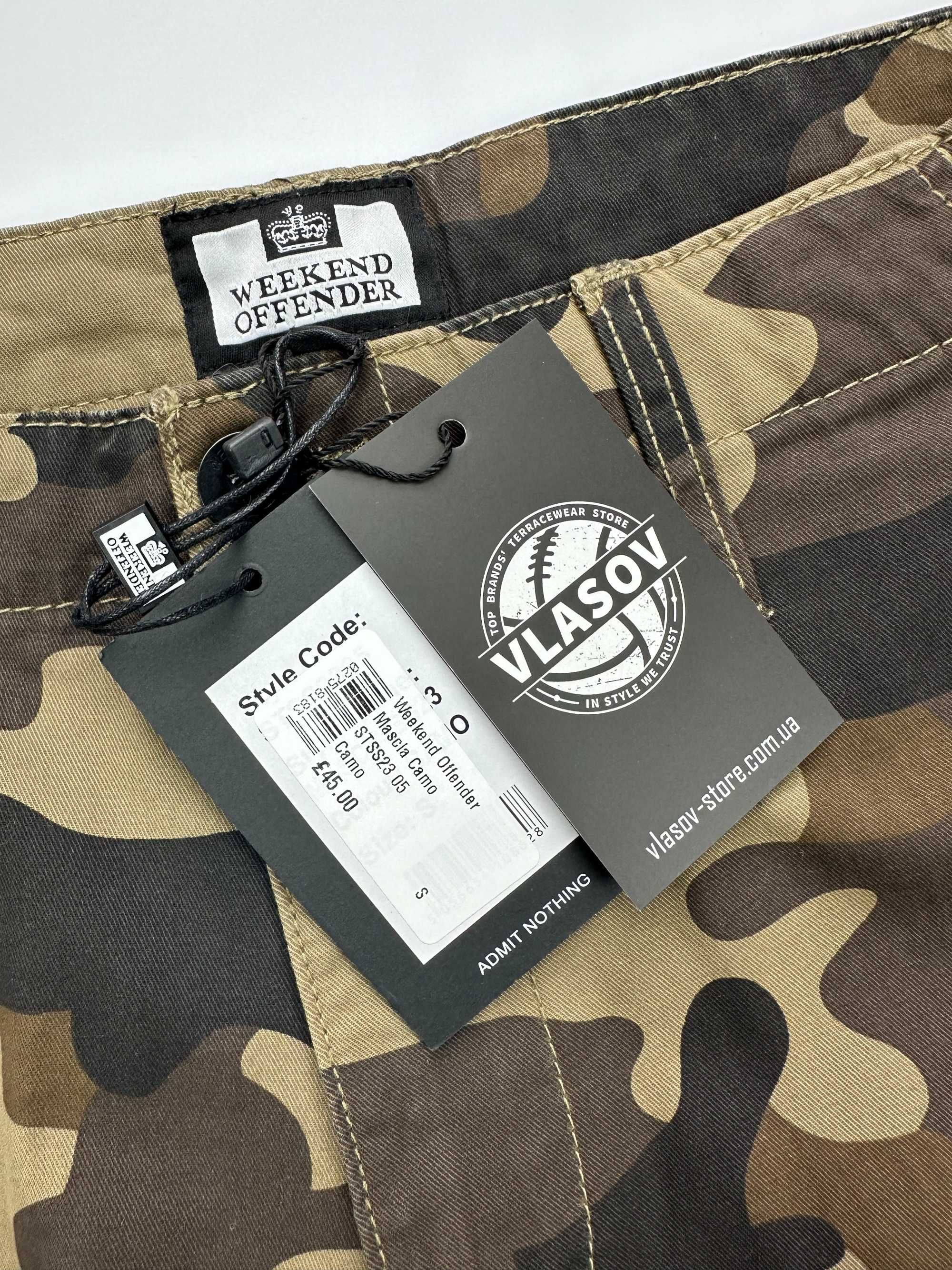 › Камуфляжні Шорти Weekend Offender Mascia Camo | Оригінал