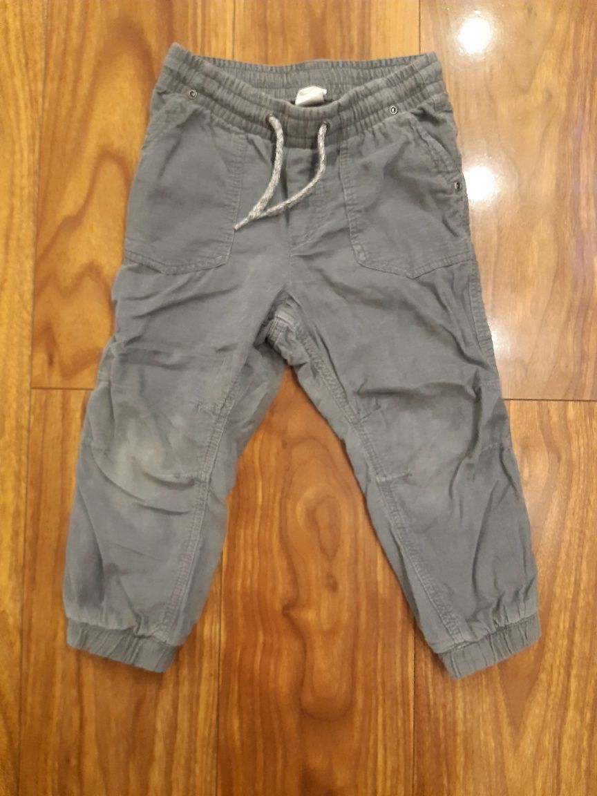 Spodnie chłopięce/ dziecięce/ szare / H&M / rozm 92