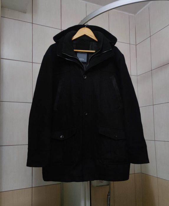 Kurtka płaszcz XL  Angelo Litroco C&A c and a wool elegancki męski pła