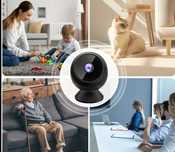 Câmara de Vigilância Mini Wi-Fi – Interior/Exterior – Sem Fios