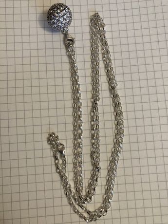 Thomas Sabo серебрянные цепочка и кулон. Оригинал. 86 см.