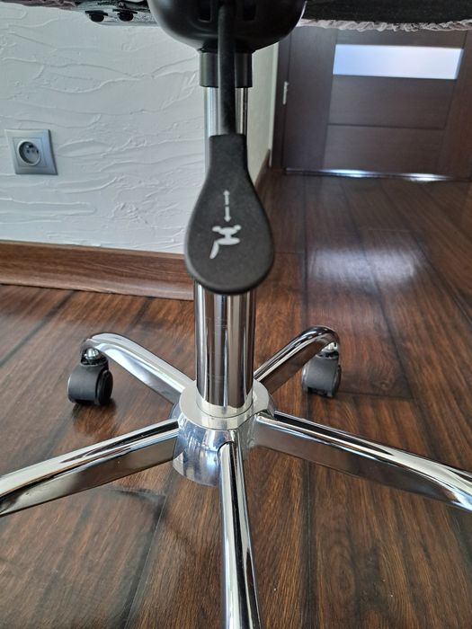 Krzesło biurowe obrotowe RÓŻ Welur