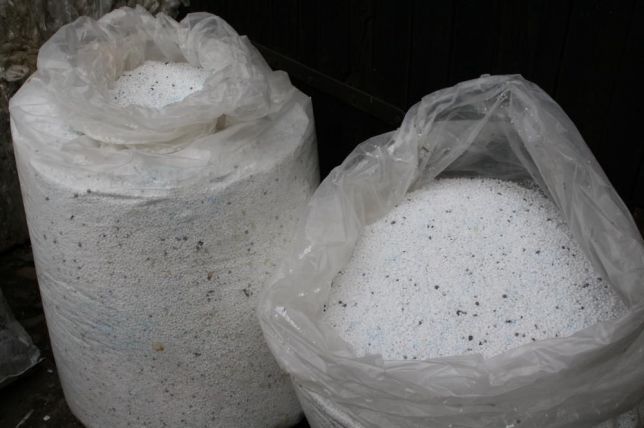 Styropian granulowany, granulat styropianowy, regranulat ocieplenie