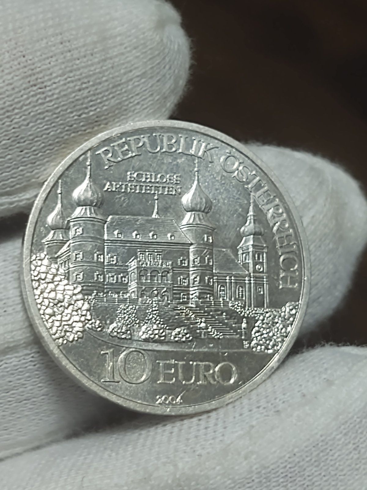 Срібна монета 10 євро 925