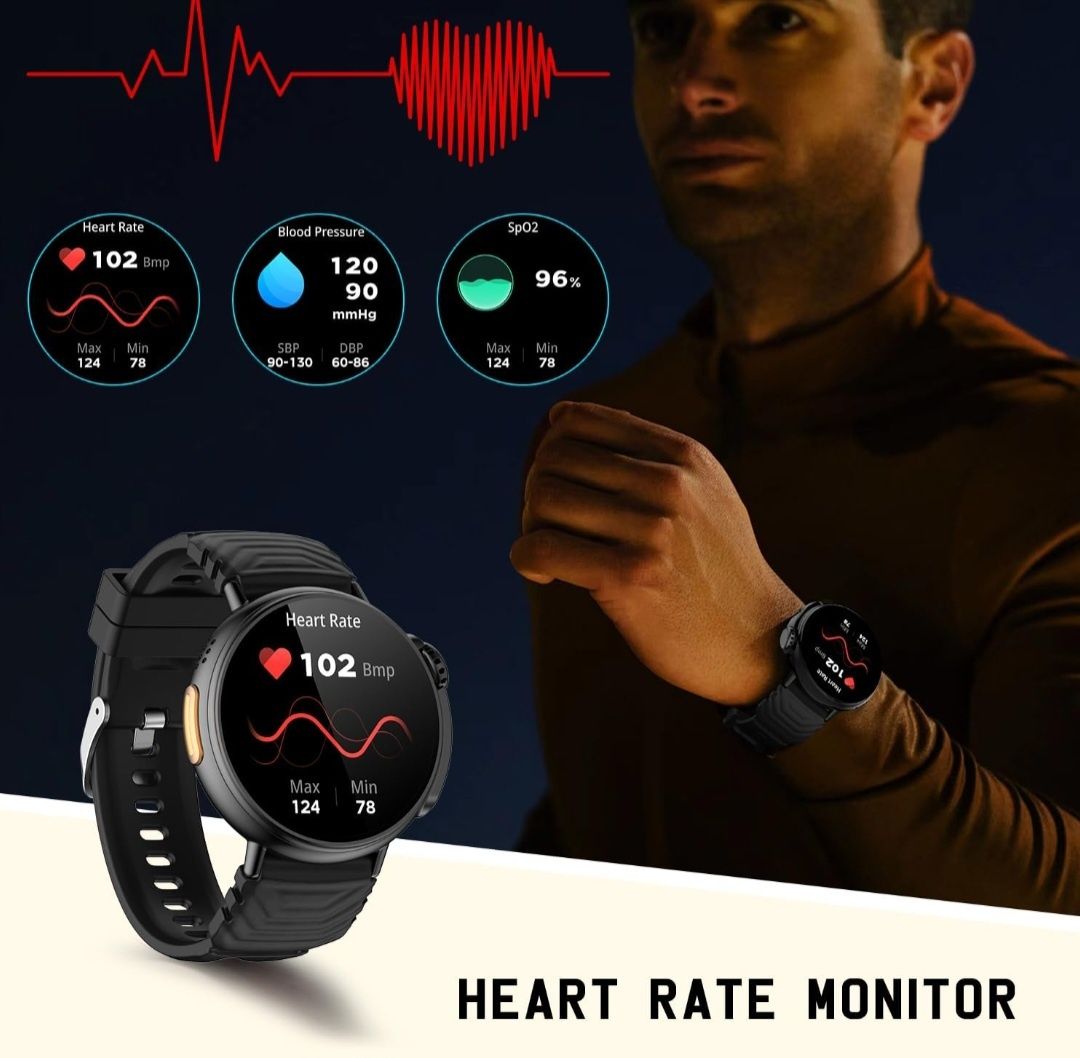 MISIRUN GT88 Ultra Smartwatch dla mężczyzn i kobiet z funkcją telefonu