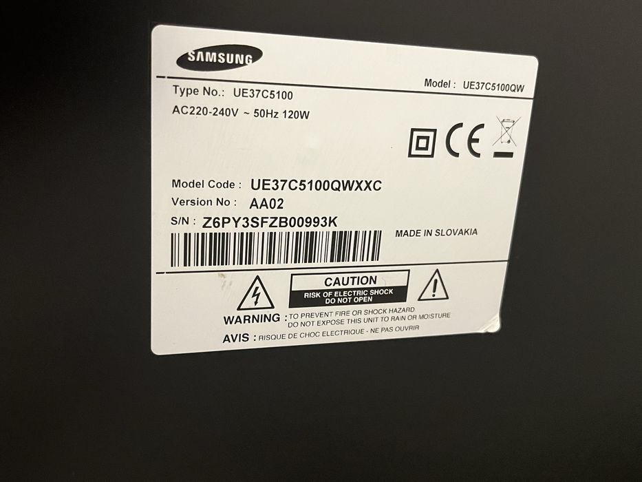 Televisao samsung AVARIADA