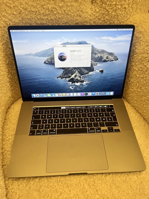 Macbook pro 16 2019 core i7 16/512gb 16inch