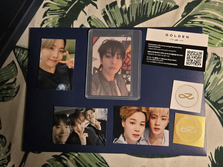 Akcesoria albumu Golden BTS