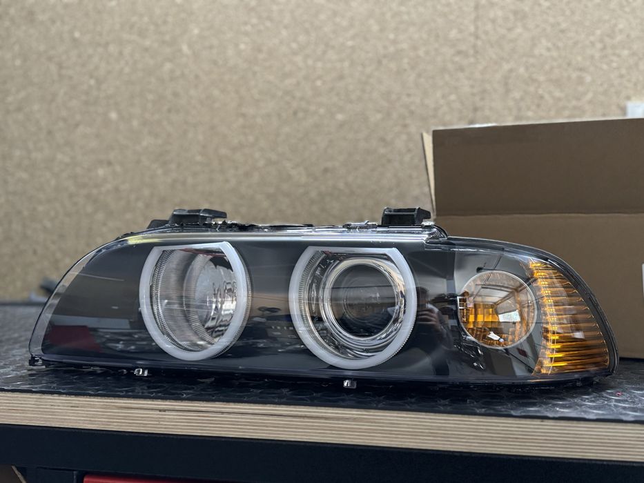 BMW E39 lampy polift przedlift BI LED BI XENON H7 przód lewa prawa
