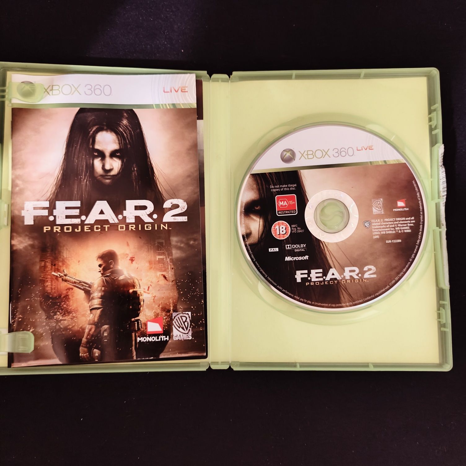 vendo jogo para Xbox 360 Fear 2