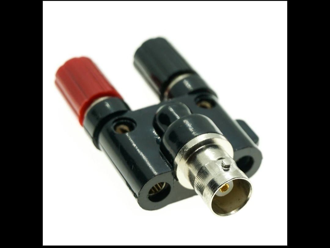 Conector BNC fêmea com duas saidas