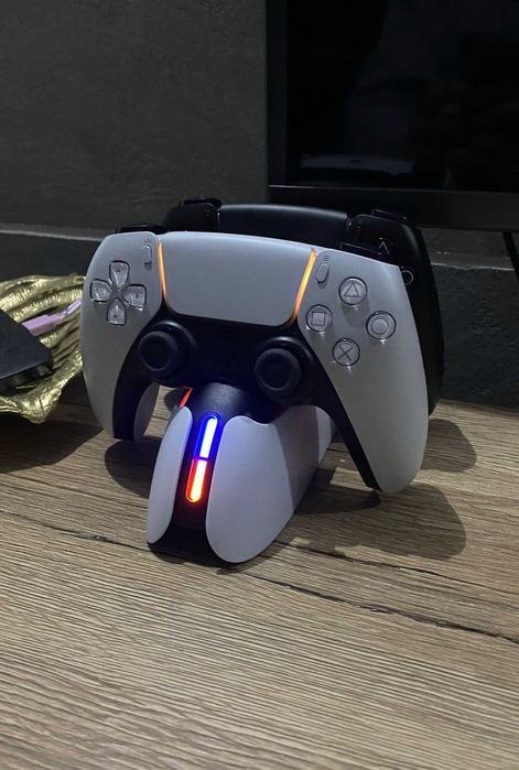Ładowarka do Padów PS5 Podwójna Stacja Ładująca Dokująca Pad PS5 LED