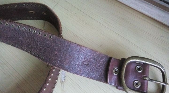 Silver Jeans Pasek Skorzany 91 cm Diesel Skóra Naturalna