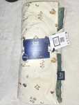 Lekki kocyk Minky Farmland khaki L-110x140 cm