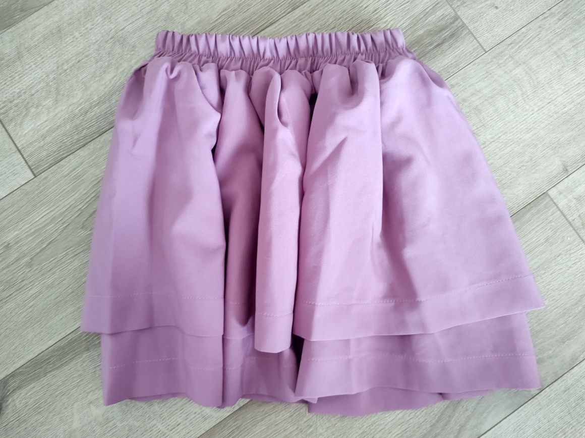 Różowa spódnica z falbanką rozmiar S nowa
