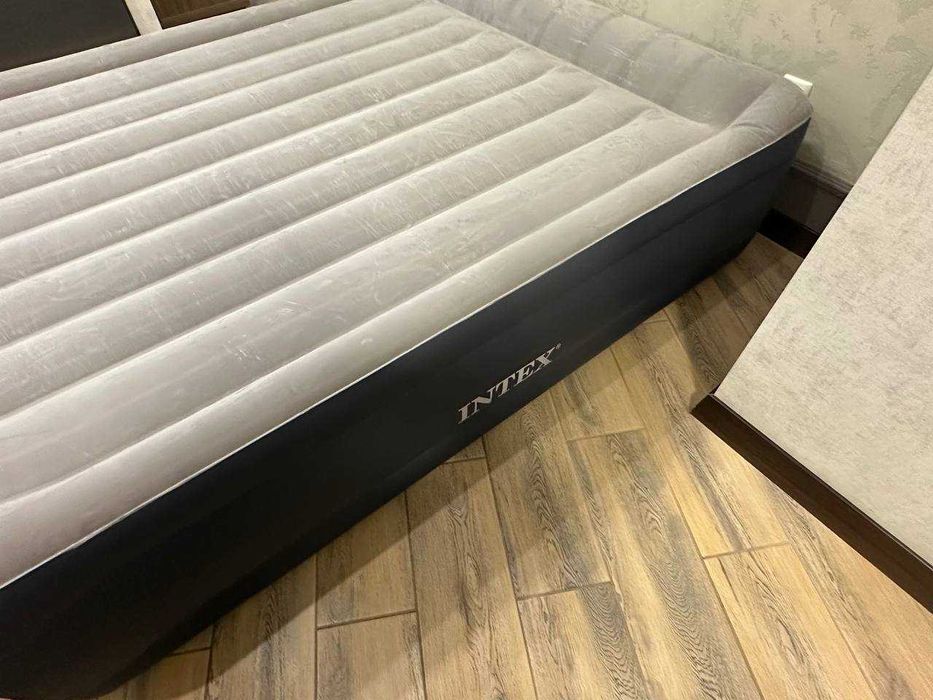 ‼️Надувная кровать двуспальная с насосом. Матрас. Ліжко Ламзак ‼️