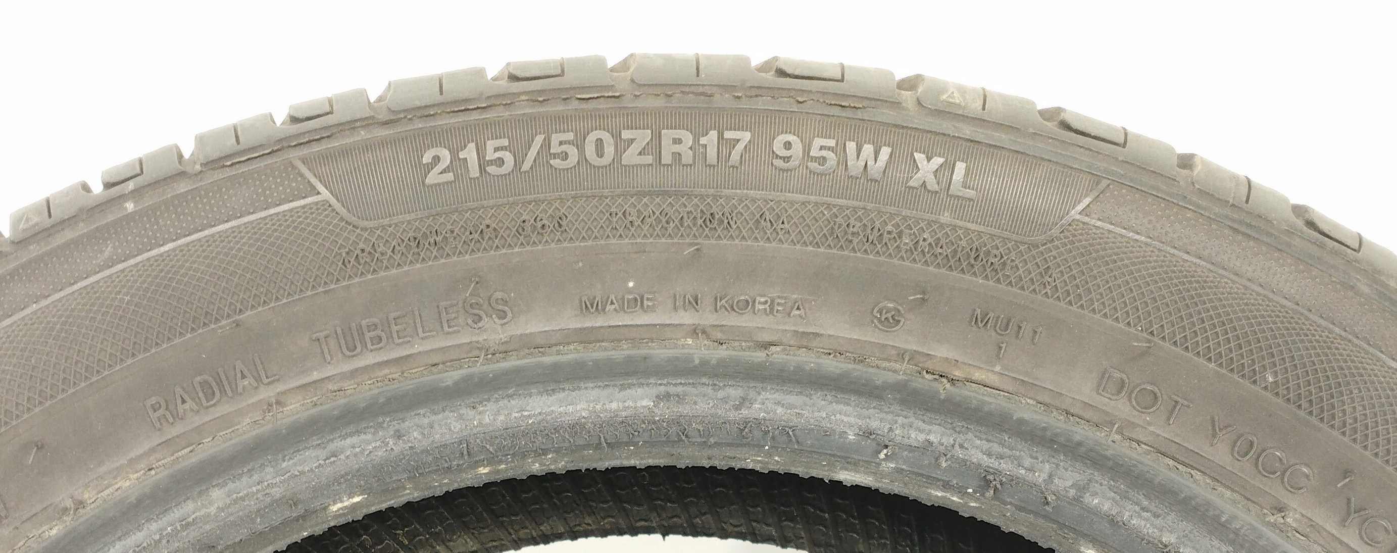 2x 215/50 R17 XL Marshal matrac fx opony letnie 7 mm / montaż