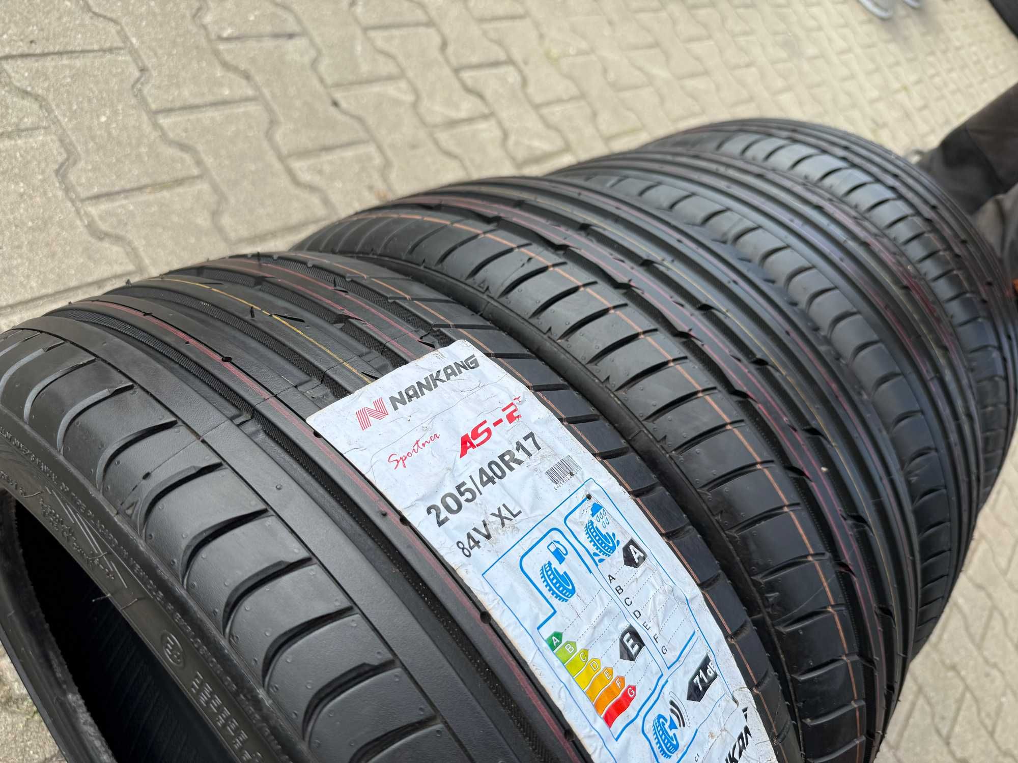 4X NOWE Opony 205/40R17 Nankang AS-2