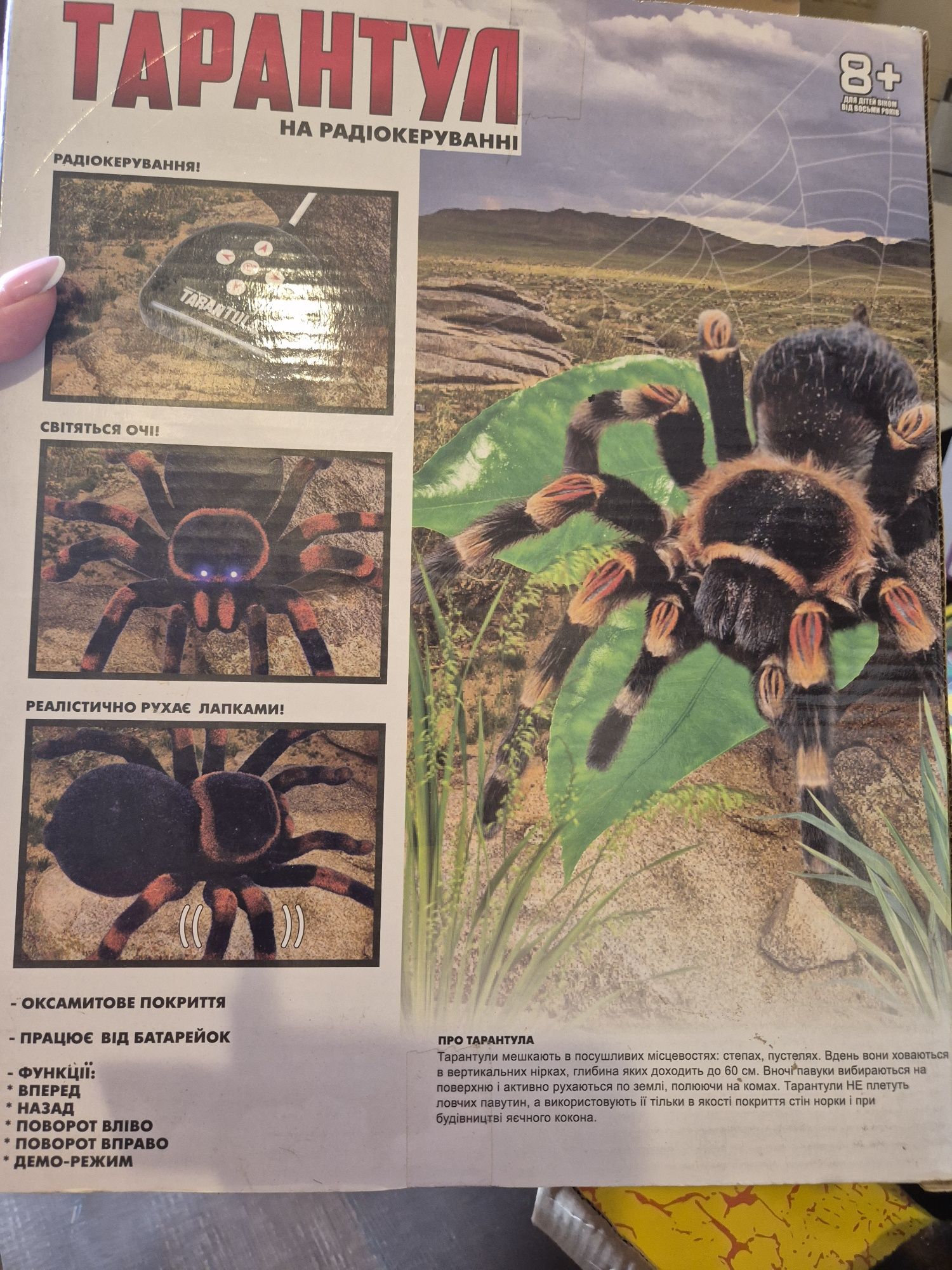 Продам тарантул игрушка