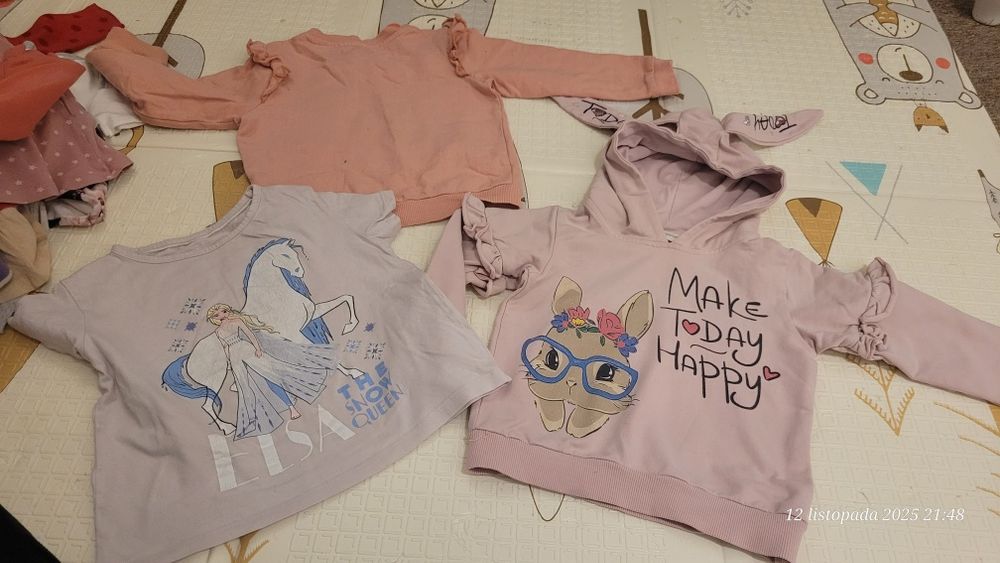 Paka ubrań dla dziewczynki 86- 92