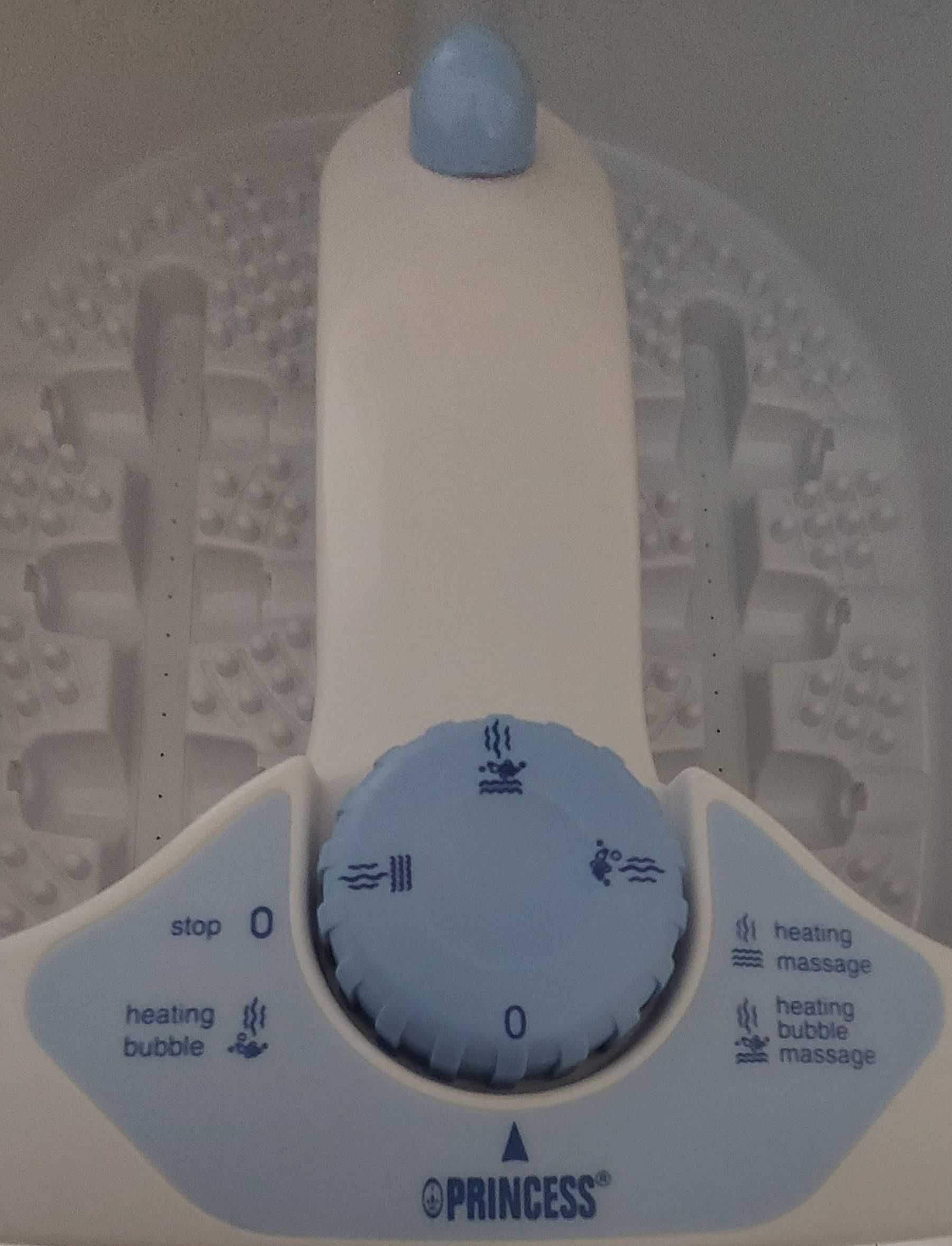 massajador de pés com água quente, por estriar.